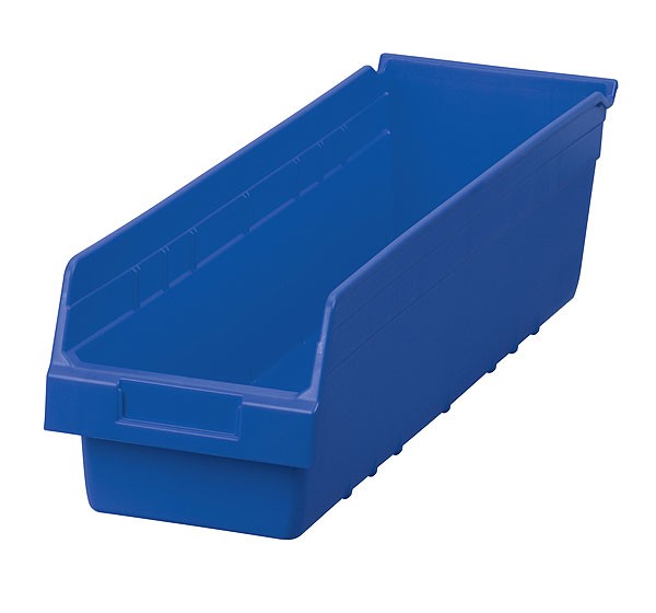 30094blue, Shelf Bin 23-5/8 x 6-5/8 x 6, Blue 