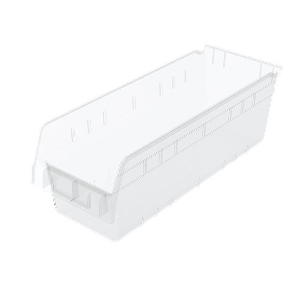 30098sclar, Shelf Bin 17-7/8 x 6-5/8 x 6, Clear 