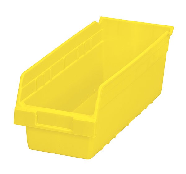 30098yello, Shelf Bin 17-7/8 x 6-5/8 x 6, Yellow 