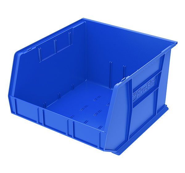 Akro-Mils Storage Bins & Dividers - 12 Plastic Hanging Bins With 6 Dividers For Organization
