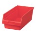 30088red, Shelf Bin 17-7/8 x 8-3/8 x 6, Red  