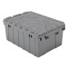 Akro 39085 Grey Attached Lid Container