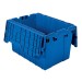 Akro 39120 Blue Attached Lid Container
