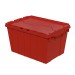 Akro 39120 Red Attached Lid Container