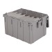 Akro 39280 Grey Attached Lid Container